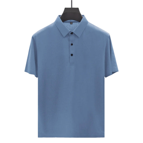 ArcticCool Men's Ice Silk Polo Shirt  Lightweight & Cooling Comfort